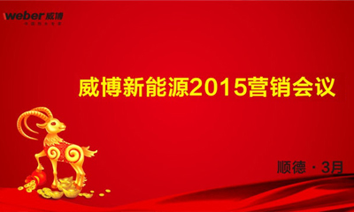威博新能源2015營銷會議圓滿召開